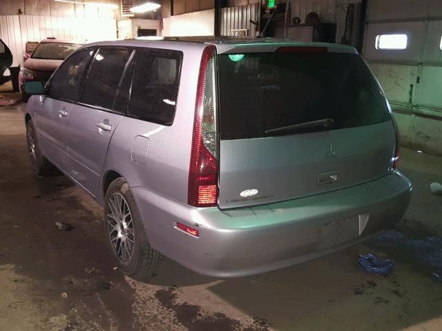 JA3AD29F84U055496 - 2004 MITSUBISHI LANCER LS SILVER photo 3