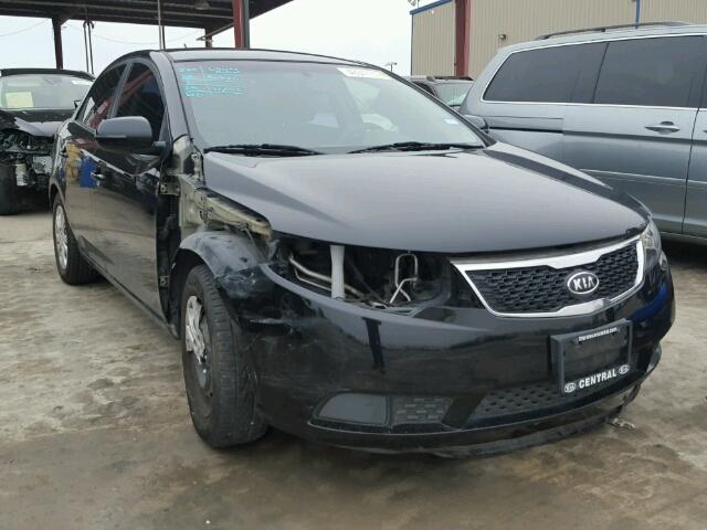 KNAFU4A27D5715286 - 2013 KIA FORTE EX BLACK photo 1