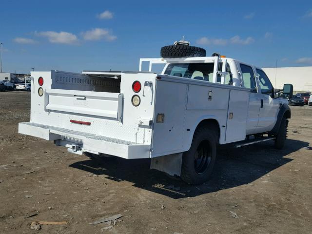 1FDXW47R78EC62181 - 2008 FORD F450 SUPER WHITE photo 4