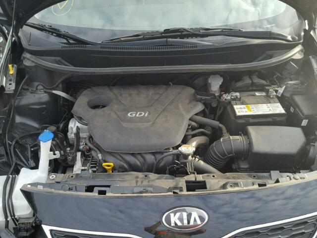 KNADN5A33D6174573 - 2013 KIA RIO EX BLACK photo 7