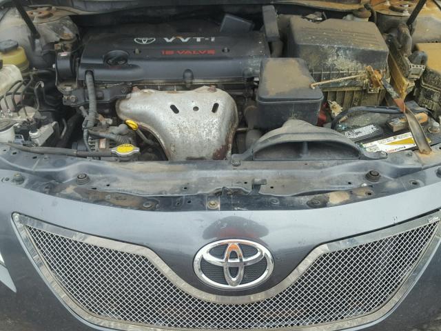 4T1BE46K27U150880 - 2007 TOYOTA CAMRY NEW CHARCOAL photo 7