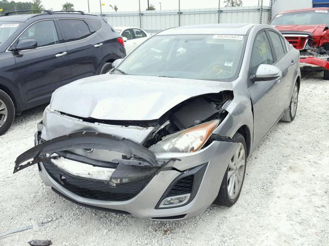 JM1BL1S57A1229902 - 2010 MAZDA 3 S SILVER photo 2