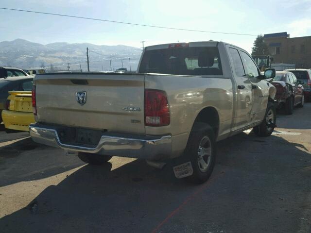 1D7RV1GPXBS517613 - 2011 DODGE RAM 1500 TAN photo 4