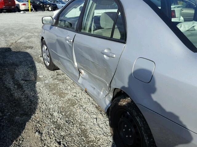 1NXBR32E26Z723919 - 2006 TOYOTA COROLLA CE SILVER photo 10