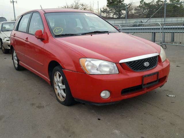 KNAFE162X55128506 - 2005 KIA SPECTRA5 RED photo 1