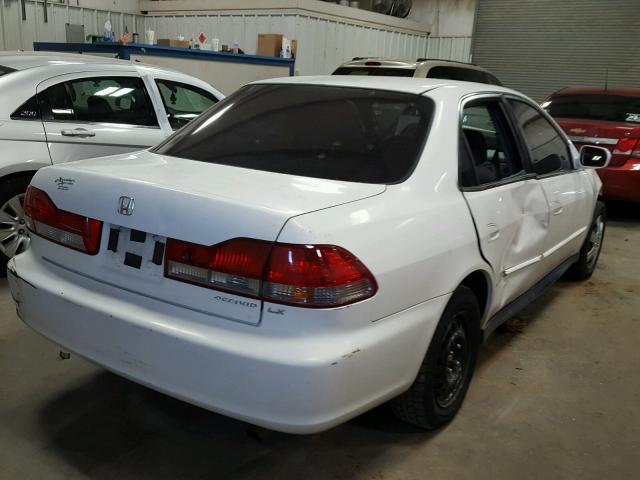 JHMCG564X1C015751 - 2001 HONDA ACCORD LX WHITE photo 4