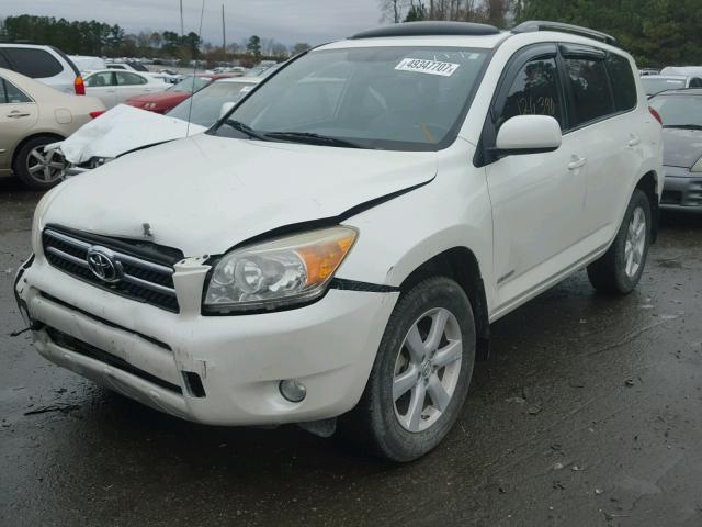 JTMZD31V775035798 - 2007 TOYOTA RAV4 LIMIT WHITE photo 2