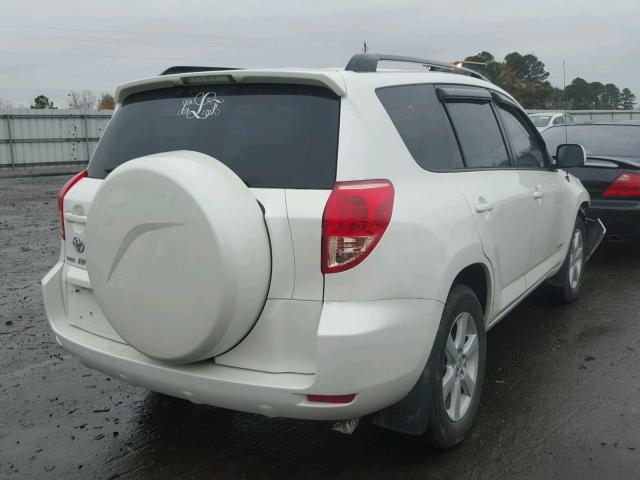 JTMZD31V775035798 - 2007 TOYOTA RAV4 LIMIT WHITE photo 4