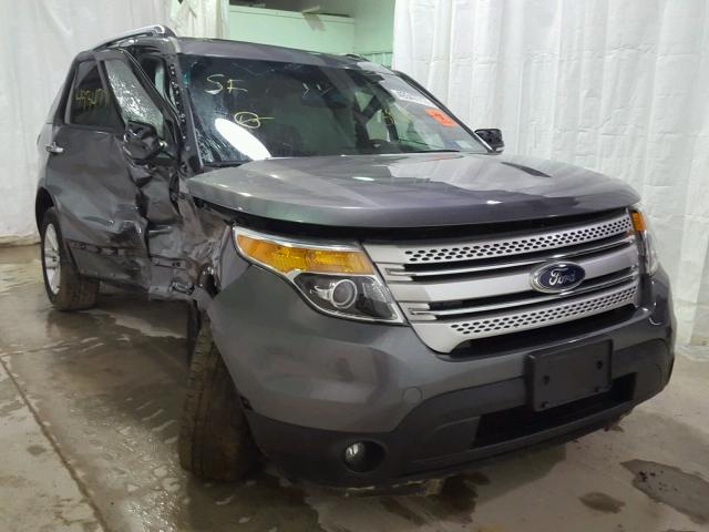 1FM5K8D87EGB16580 - 2014 FORD EXPLORER X GRAY photo 1