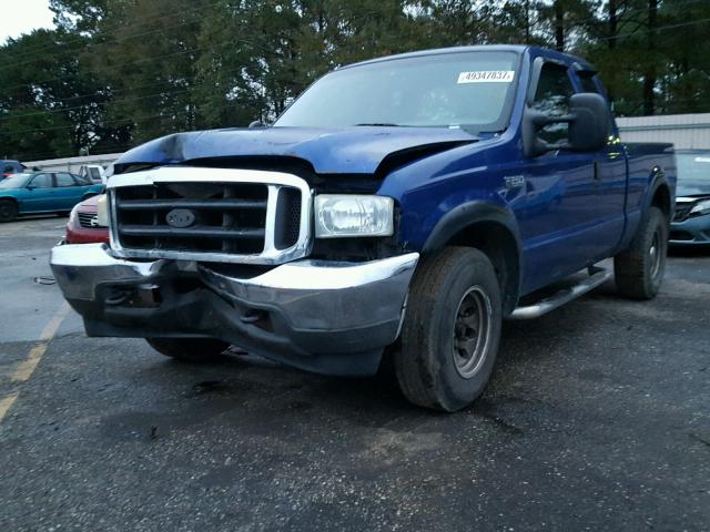 1FTNX20L93EC51789 - 2003 FORD F250 SUPER BLUE photo 2