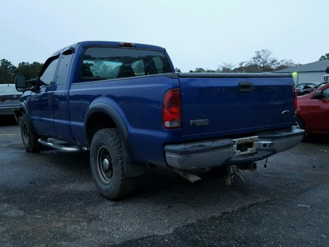 1FTNX20L93EC51789 - 2003 FORD F250 SUPER BLUE photo 3