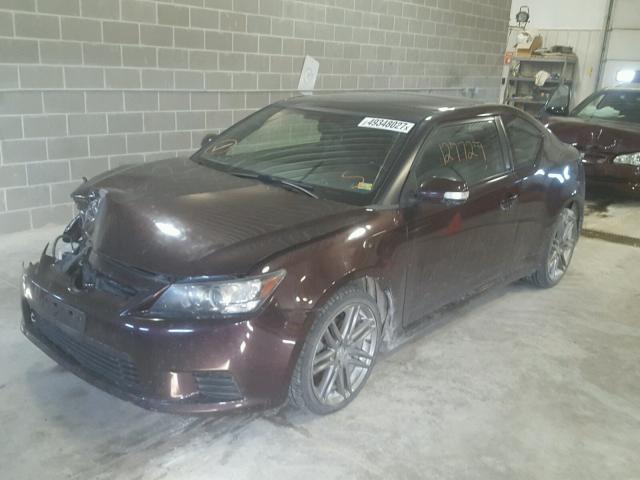 JTKJF5C71B3005372 - 2011 TOYOTA SCION TC GRAY photo 2