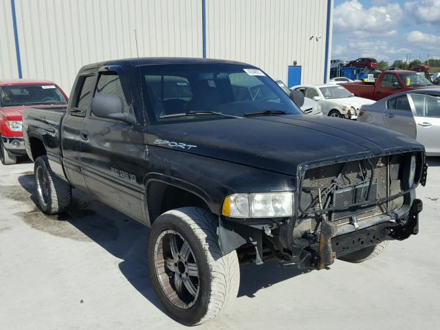 3B7HF13Z5XM519733 - 1999 DODGE RAM 1500 BLACK photo 1