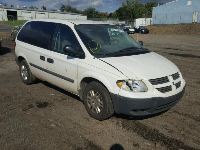 1D4GP25B85B427439 - 2005 DODGE CARAVAN SE WHITE photo 1