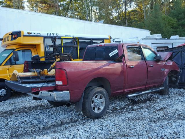 3C6UD5DL8CG172095 - 2012 DODGE RAM 2500 S RED photo 4