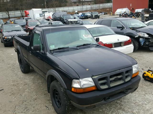 1FTYR11U7WTA23895 - 1998 FORD RANGER BLACK photo 9