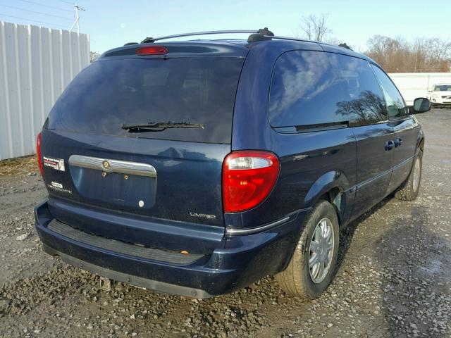 2A8GP64L86R695028 - 2006 CHRYSLER TOWN & COU BLUE photo 4