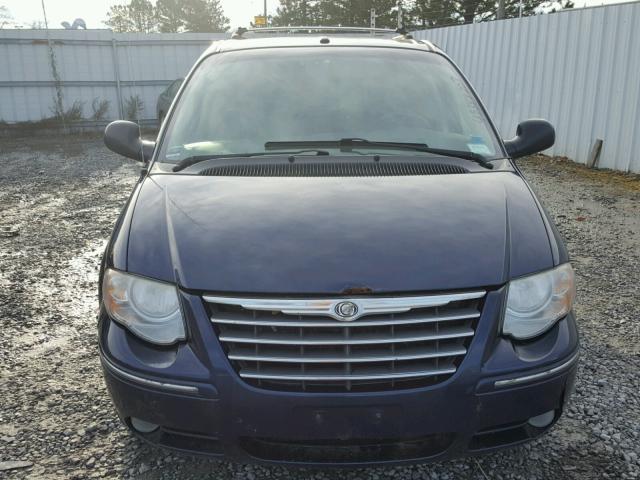 2A8GP64L86R695028 - 2006 CHRYSLER TOWN & COU BLUE photo 9