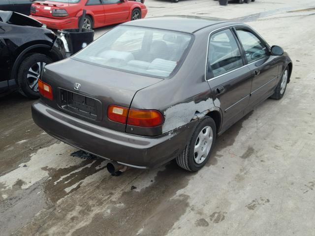 JHMEG8552PS042641 - 1993 HONDA CIVIC LX BROWN photo 4