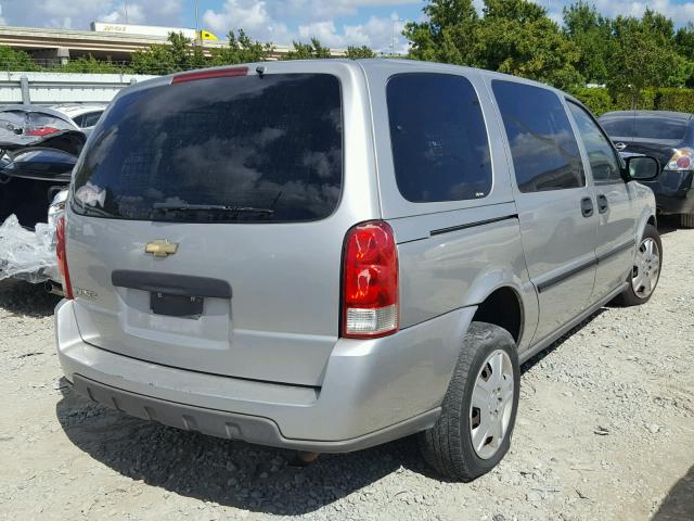 1GBDV13167D179648 - 2007 CHEVROLET UPLANDER I SILVER photo 4