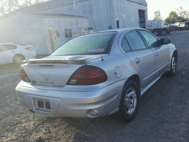 1G2NF52E74M687751 - 2004 PONTIAC GRAND AM S Արծաթագույն լուսանկար 4