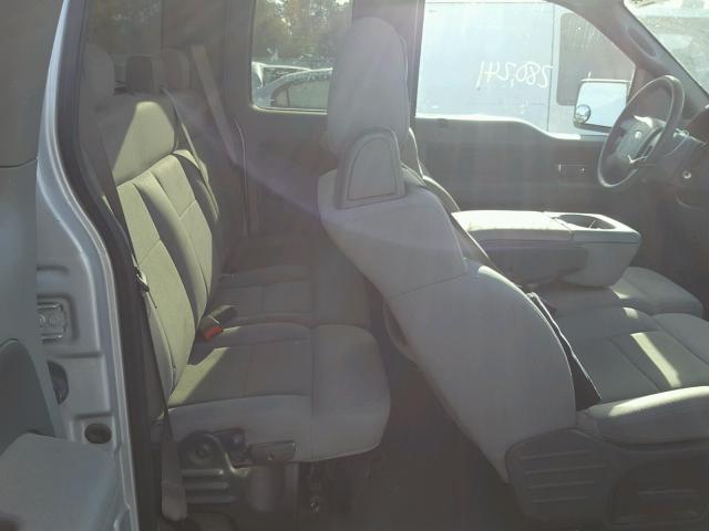 1FTPX12545NB69344 - 2005 FORD F150 SILVER photo 6