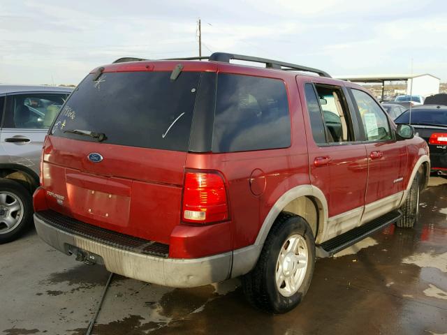 1FMZU63E52ZB74369 - 2002 FORD EXPLORER X MAROON photo 4