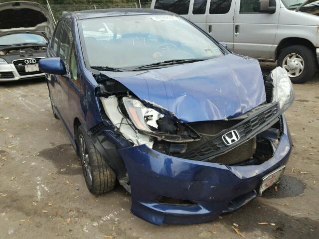 JHMGE8H50CC038165 - 2012 HONDA FIT SPORT BLUE photo 1