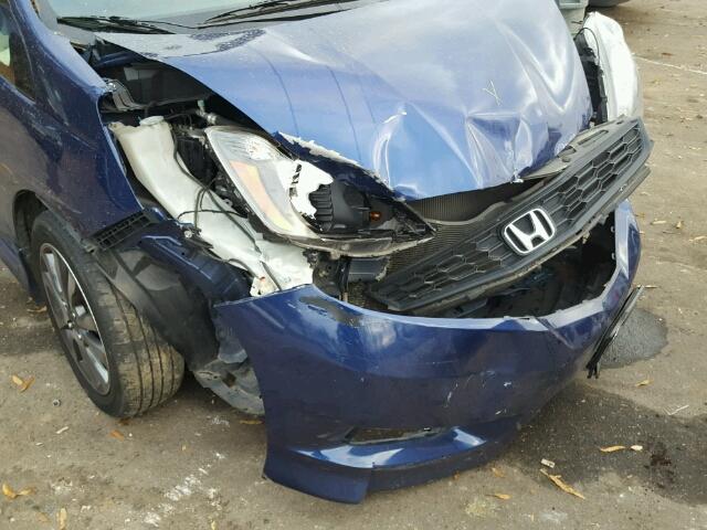 JHMGE8H50CC038165 - 2012 HONDA FIT SPORT BLUE photo 9