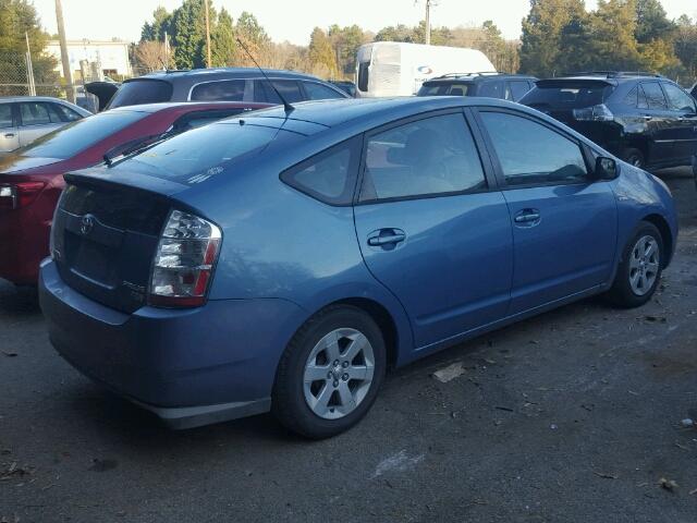 JTDKB20U763170235 - 2006 TOYOTA PRIUS BLUE photo 4