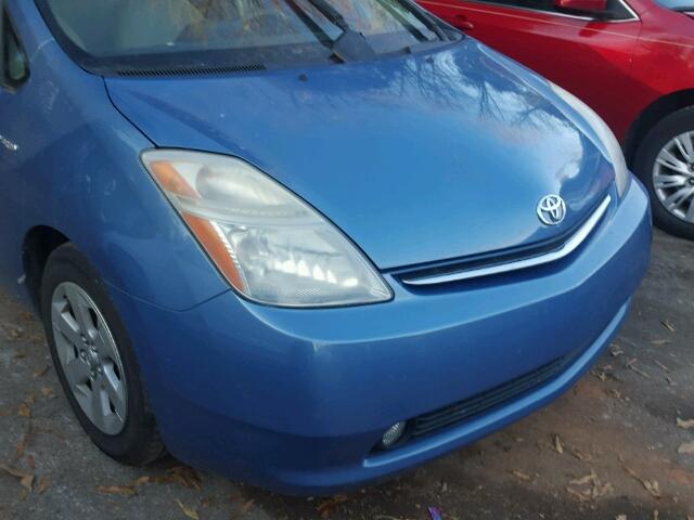 JTDKB20U763170235 - 2006 TOYOTA PRIUS BLUE photo 9