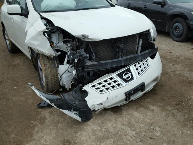 JN8AS58V29W449514 - 2009 NISSAN ROGUE S WHITE photo 9