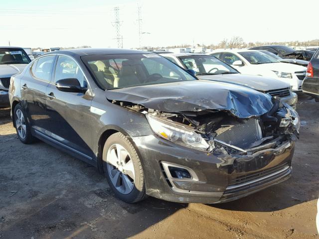 KNAGN4AD2F5085084 - 2015 KIA OPTIMA HYB BLACK photo 1