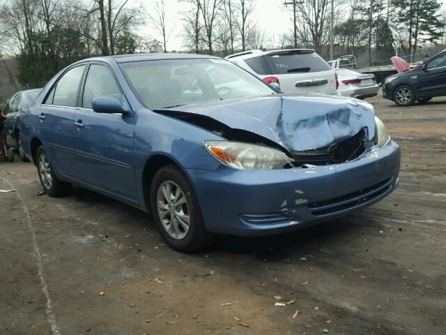 4T1BF32K04U580478 - 2004 TOYOTA CAMRY LE BLUE photo 1