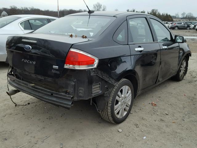 1FAHP37N89W136295 - 2009 FORD FOCUS SEL BLACK photo 4