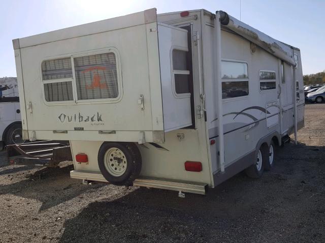 4YDT26R245G910132 - 2004 KEYSTONE OUTBACK WHITE photo 4