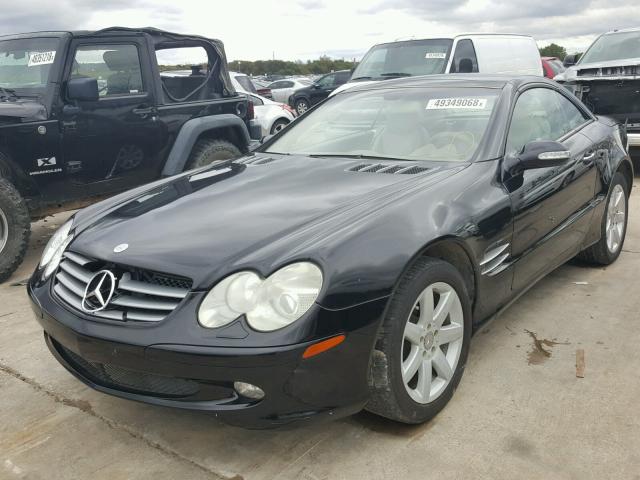 WDBSK75F03F059624 - 2003 MERCEDES-BENZ SL 500R BLACK photo 2