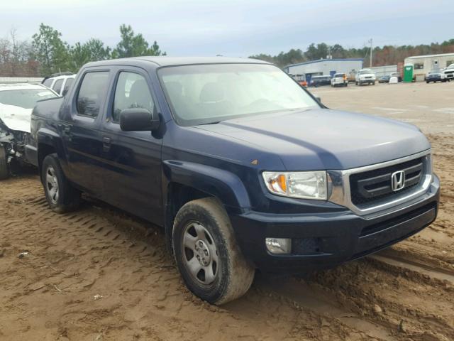 5FPYK16209B100391 - 2009 HONDA RIDGELINE BLUE photo 1