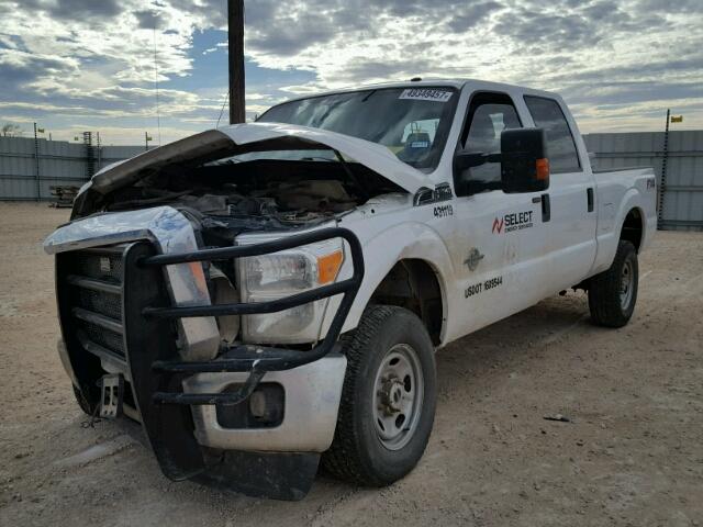 1FT7W2BT4FEA87459 - 2015 FORD F250 SUPER WHITE photo 2