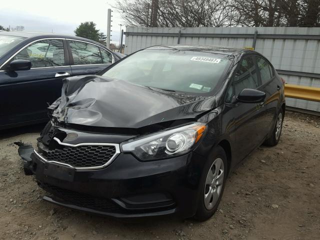 KNAFK4A63F5412145 - 2015 KIA FORTE LX BLACK photo 2