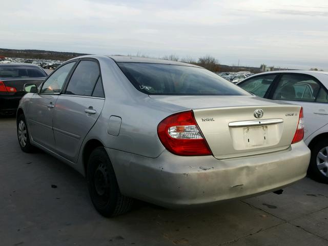 4T1BE32K73U763734 - 2003 TOYOTA CAMRY LE SILVER photo 3