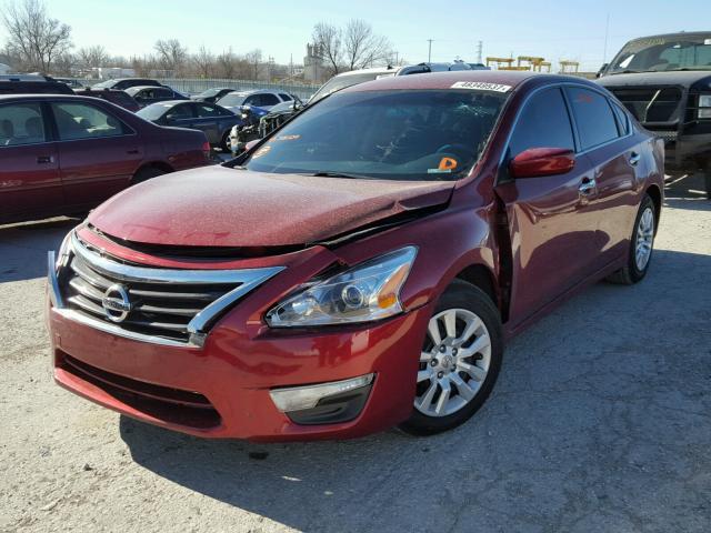 1N4AL3AP9EN351109 - 2014 NISSAN ALTIMA 2.5 MAROON photo 2