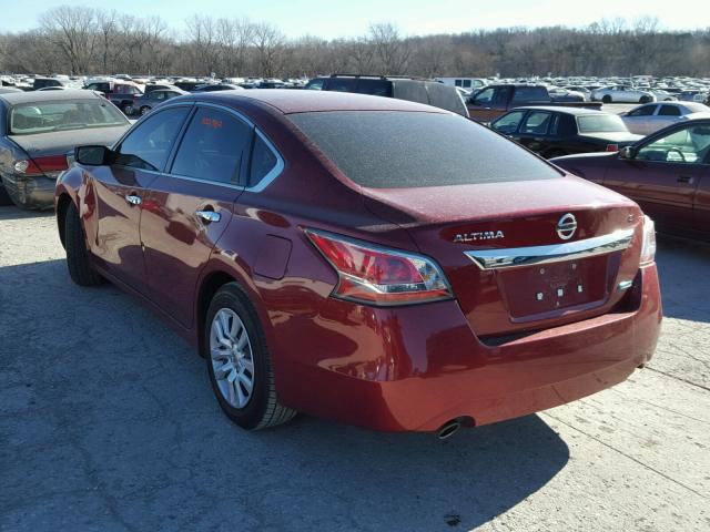 1N4AL3AP9EN351109 - 2014 NISSAN ALTIMA 2.5 MAROON photo 3