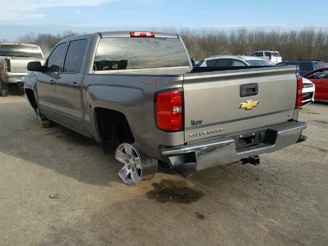 3GCUKREC4HG256295 - 2017 CHEVROLET SILVERADO BROWN photo 3