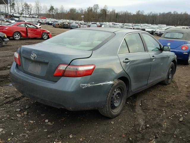 4T1BE46K67U505422 - 2007 TOYOTA CAMRY NEW BLUE photo 4