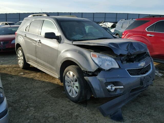 2CNFLNEWXA6395305 - 2010 CHEVROLET EQUINOX LT GRAY photo 1