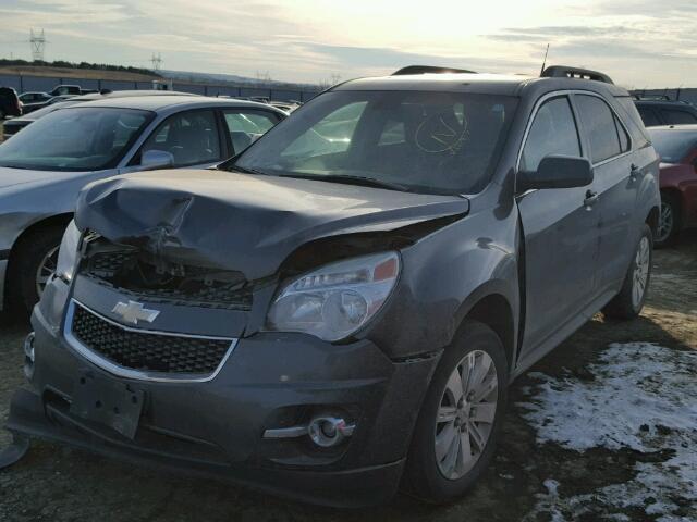 2CNFLNEWXA6395305 - 2010 CHEVROLET EQUINOX LT GRAY photo 2