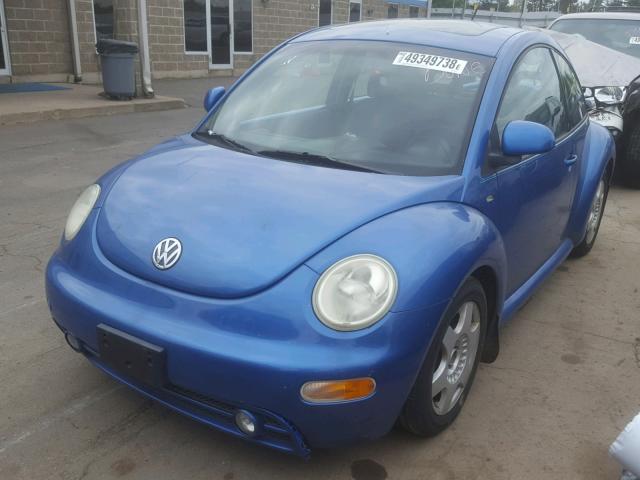3VWCC21C2YM406778 - 2000 VOLKSWAGEN NEW BEETLE Mavi foto 2