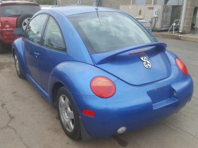 3VWCC21C2YM406778 - 2000 VOLKSWAGEN NEW BEETLE Mavi foto 3