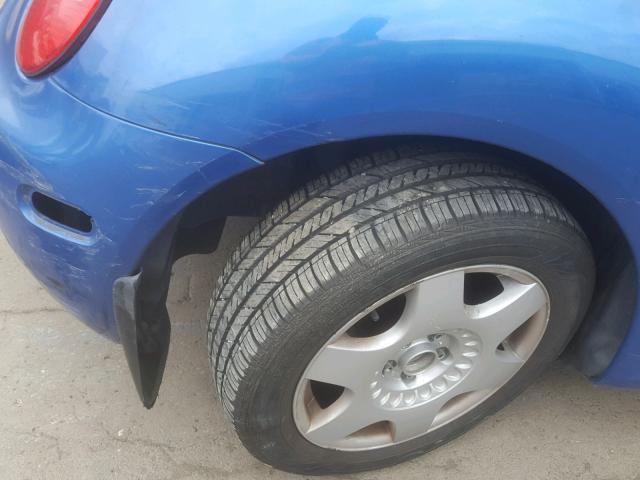 3VWCC21C2YM406778 - 2000 VOLKSWAGEN NEW BEETLE Mavi foto 9